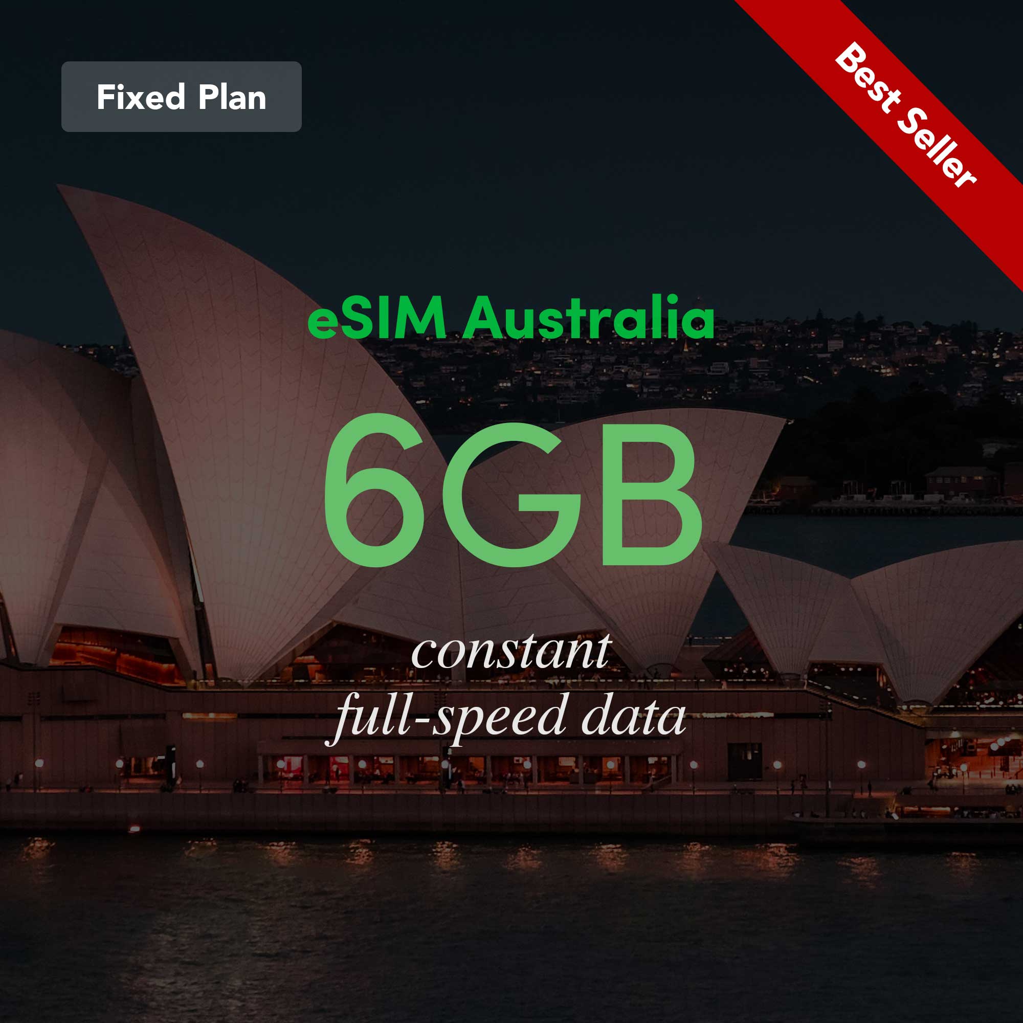 eSIM Australia Fixed Plan 6GB