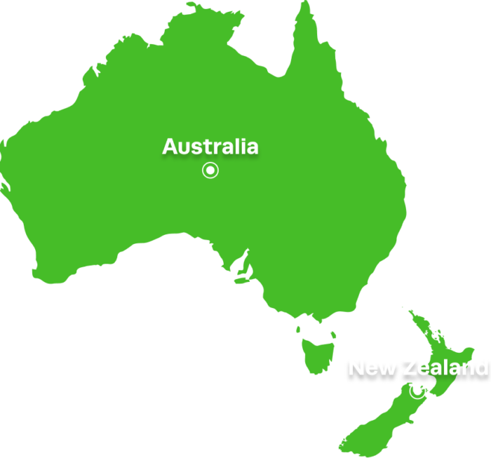 Map_AU&New Zealand